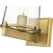 Callista 1 Light 6.5 inch Rubbed Brass Wall Sconce Wall Light