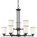 Jarra 9 Light 30 inch Bronze Chandelier Ceiling Light