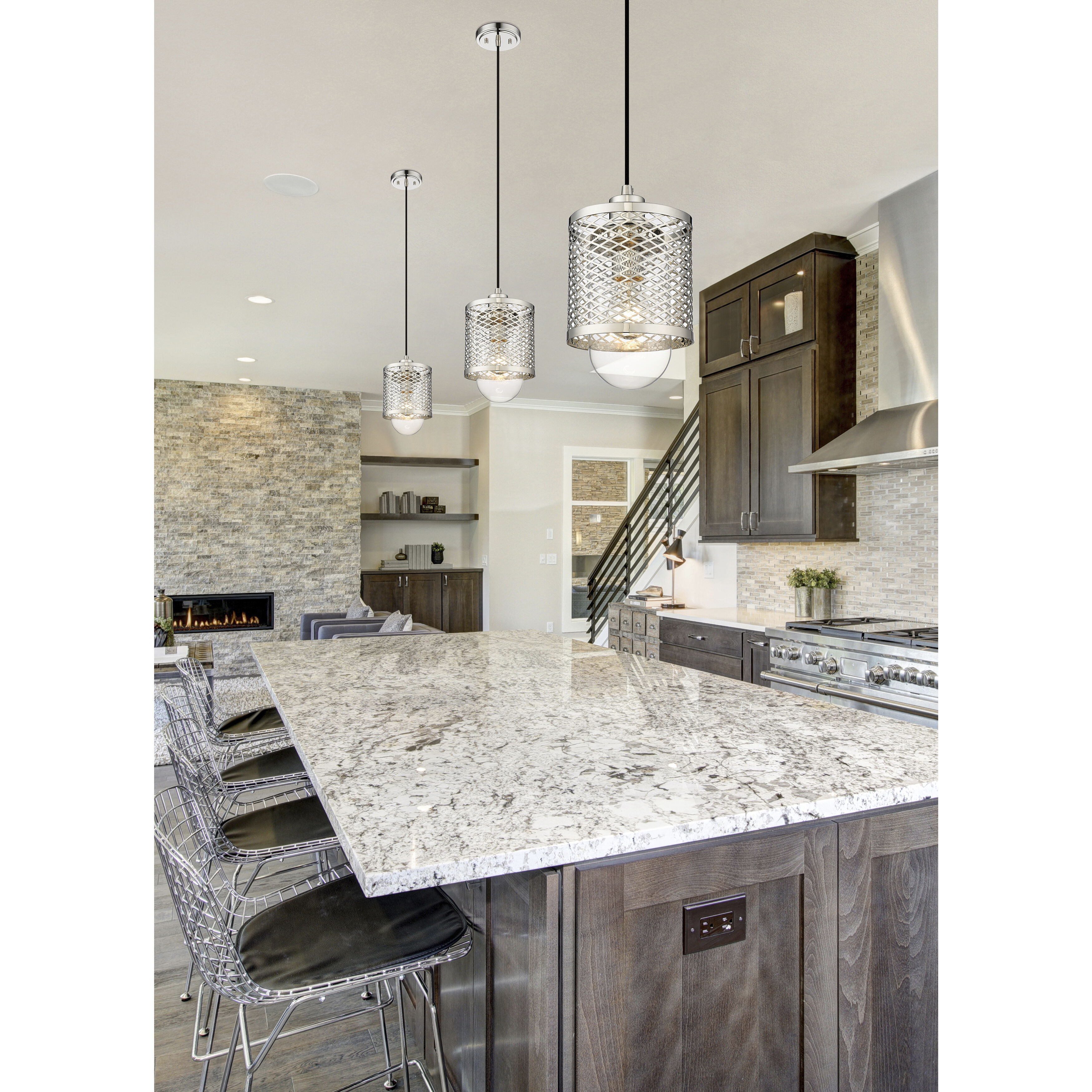 Kipton 1 Light 6 inch Polished Nickel Pendant Ceiling Light