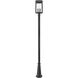 Hartwell 4 Light 116.75 inch Sand Black Outdoor Post Mounted Fixture