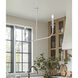 Tova 2 Light 45.75 inch Brushed Nickel Linear Chandelier Ceiling Light