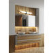 Zane LED 32 inch Matte Black Vanity Wall Light