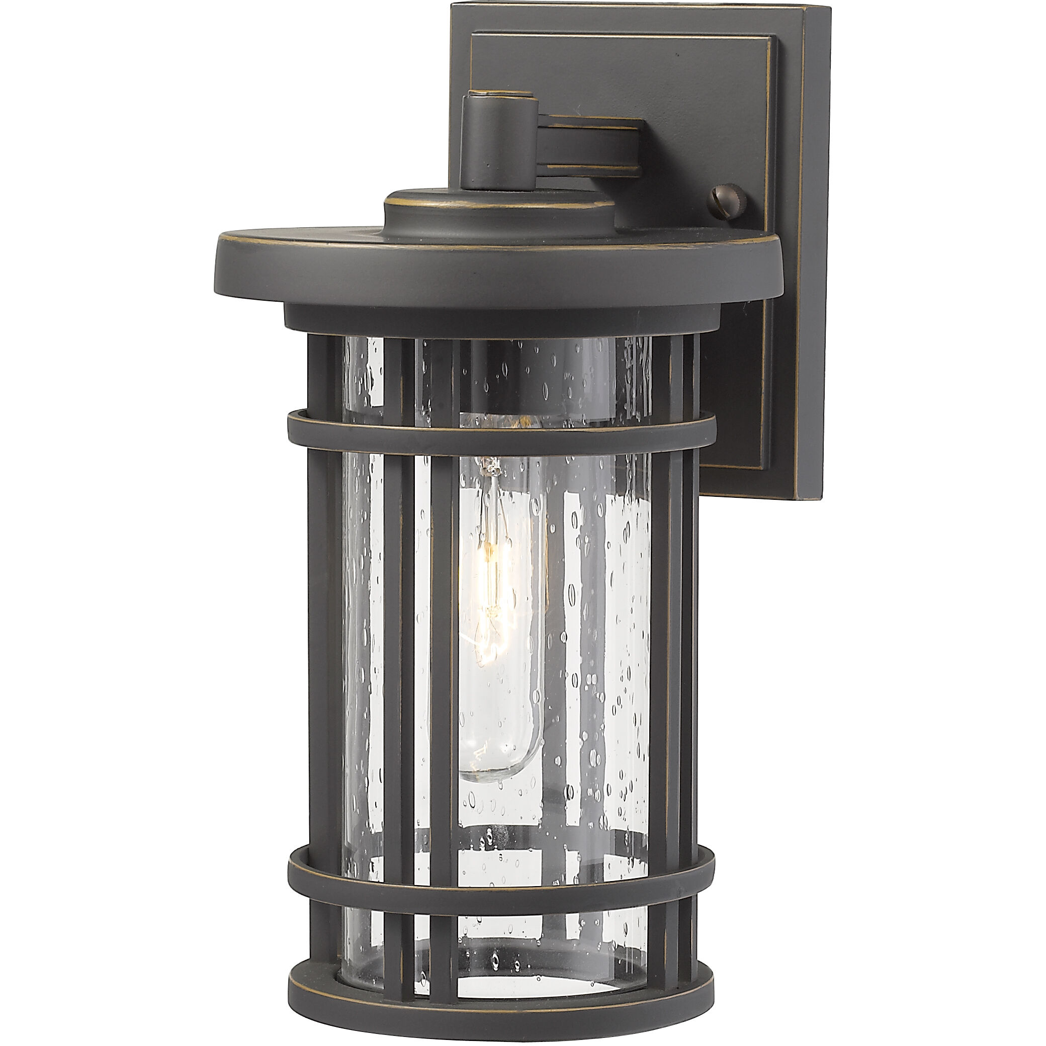 Jordan 1 Light 10.75 inch Oil Rubbed Bronze Outdoor Wall Light