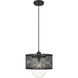 Kipton 1 Light 11 inch Matte Black Pendant Ceiling Light