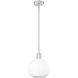 Margo 1 Light 9.75 inch Brushed Nickel Pendant Ceiling Light