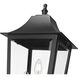 Gannon 3 Light 26.75 inch Black Outdoor Post Mounted Fixture in G9