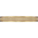 Stari LED 20.75 inch Modern Gold Flush Mount Ceiling Light