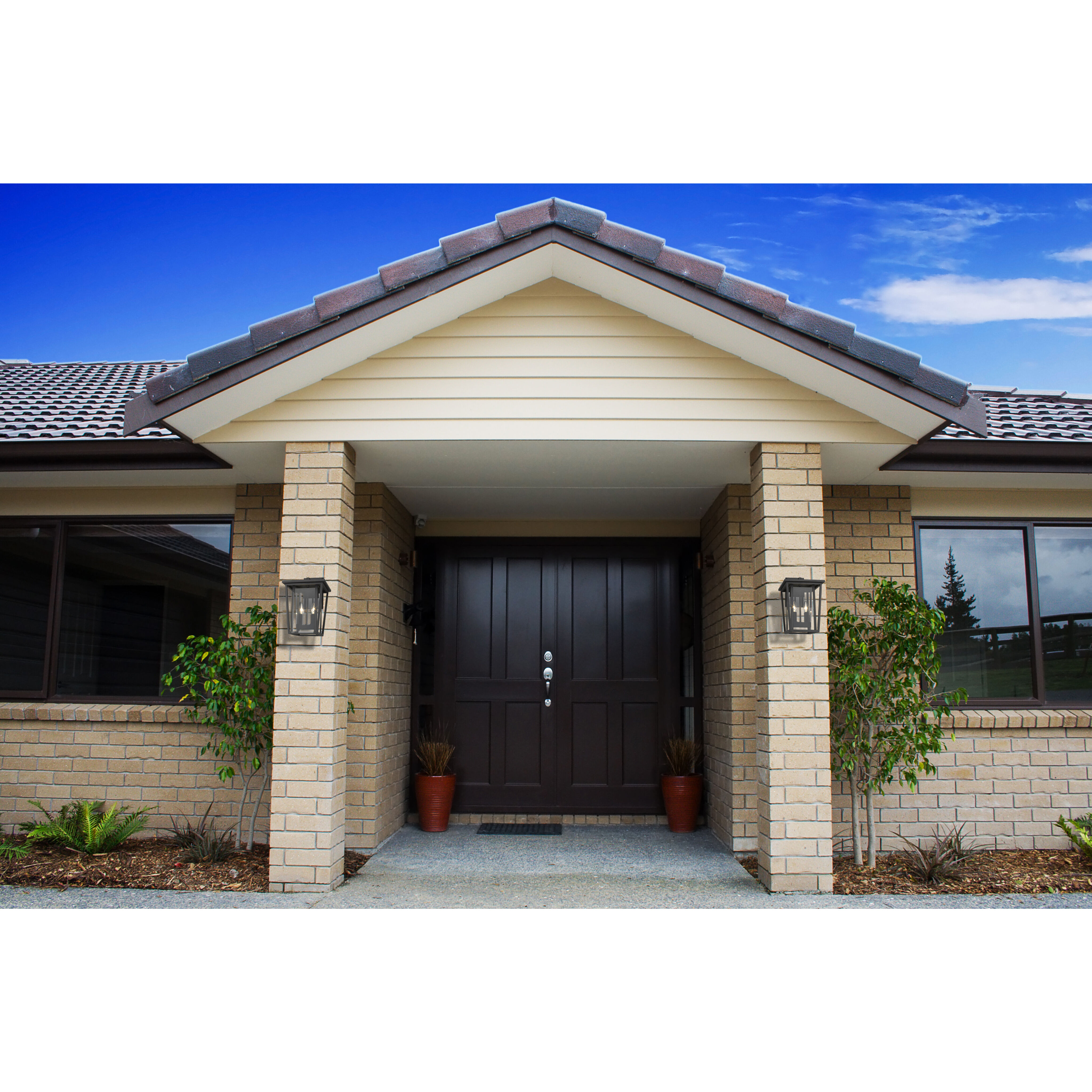 Jordan 1 Light 13.5 inch Black Outdoor Wall Light