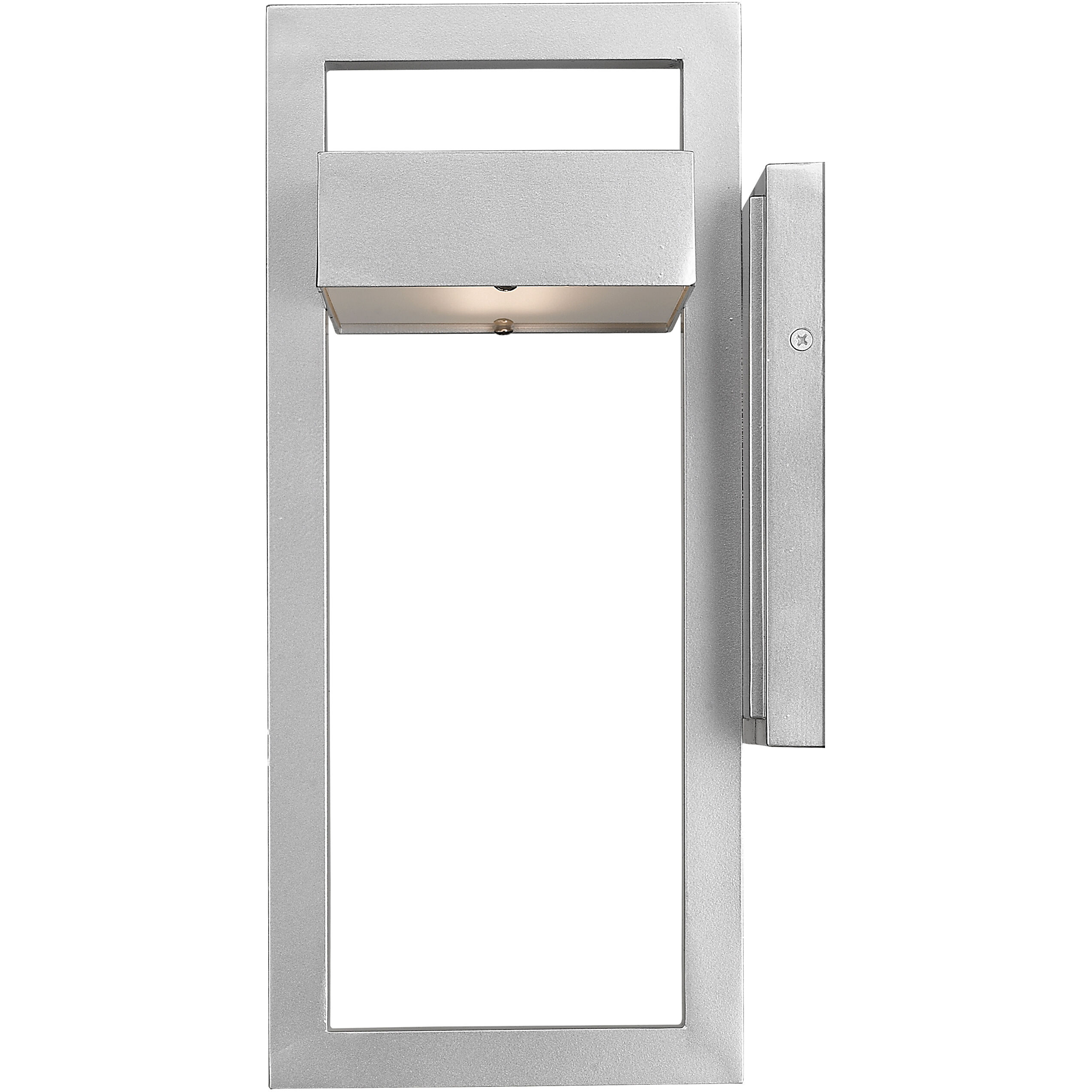 Luttrel LED 15 inch Silver Outdoor Wall Light