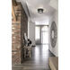 Clarion 2 Light 12 inch Matte Black Flush Mount Ceiling Light