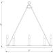 Barclay 8 Light 33 inch Polished Nickel Chandelier Ceiling Light