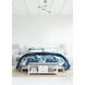 Modernist 3 Light 4.75 inch Chrome Semi Flush Mount Ceiling Light