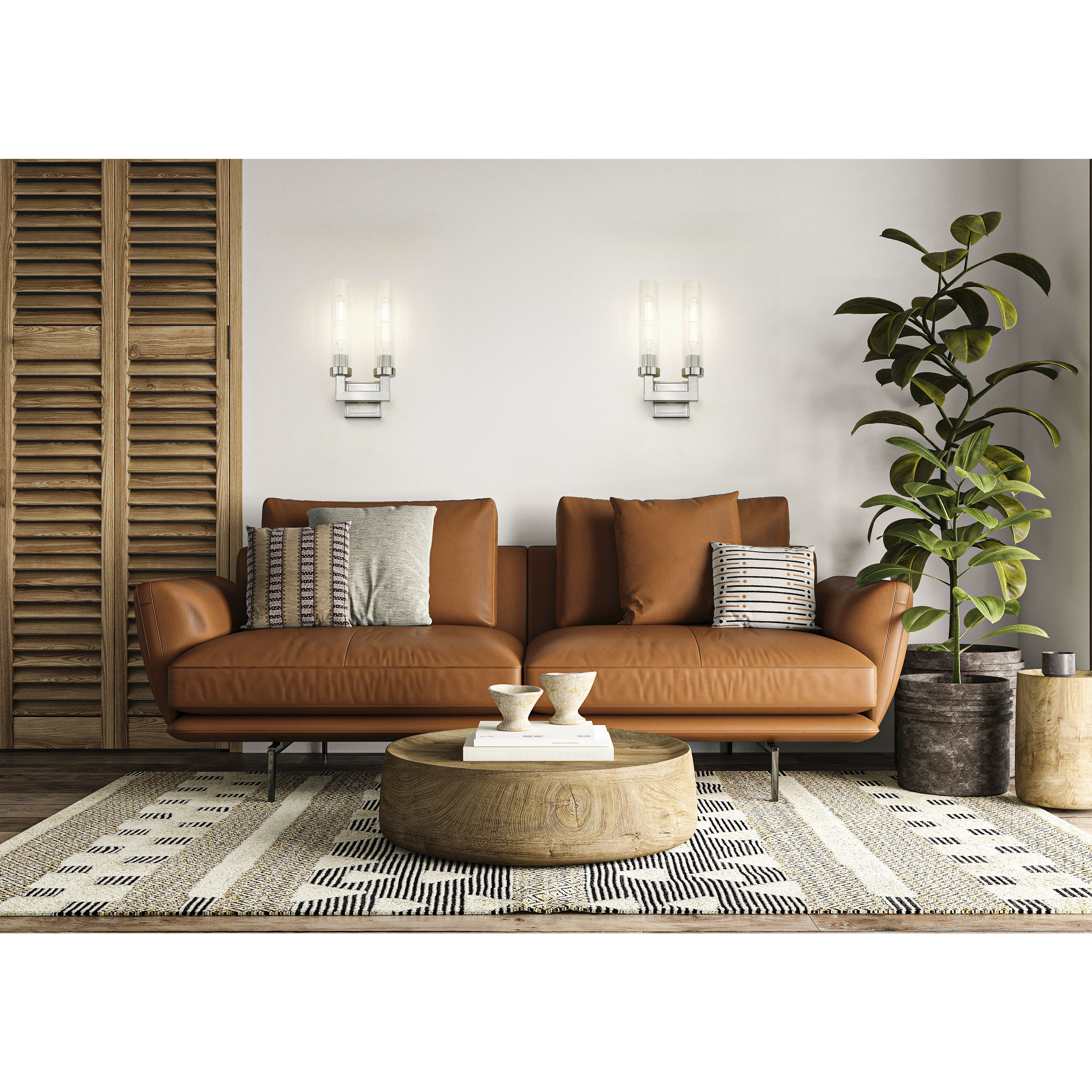 Beau Wall Sconce Wall Light in Brushed Nickel