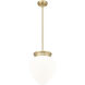 Gideon 1 Light 12.5 inch Modern Gold Pendant Ceiling Light