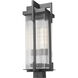 Fortis 2 Light 25.25 inch Sand Black Outdoor Post Mount Fixture