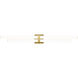 Zane LED 40 inch Modern Gold Vanity Wall Light