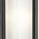 Abbey 1 Light 14.63 inch Black Outdoor Wall Light