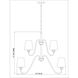 Gianna 9 Light 32 inch Modern Gold Chandelier Ceiling Light