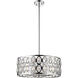 Dealey 6 Light 23.25 inch Chrome Chandelier Ceiling Light