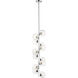 Marquee 12 Light 14 inch Chrome Chandelier Ceiling Light