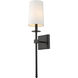 Camila 1 Light 5.5 inch Matte Black Wall Sconce Wall Light