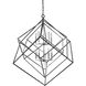 Euclid 10 Light 41.5 inch Chrome and Matte Black Chandelier Ceiling Light