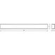 Baden LED 46 inch Brushed Nickel Vanity Wall Light