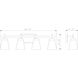 Lauren 4 Light 30.5 inch Chrome Vanity Wall Light