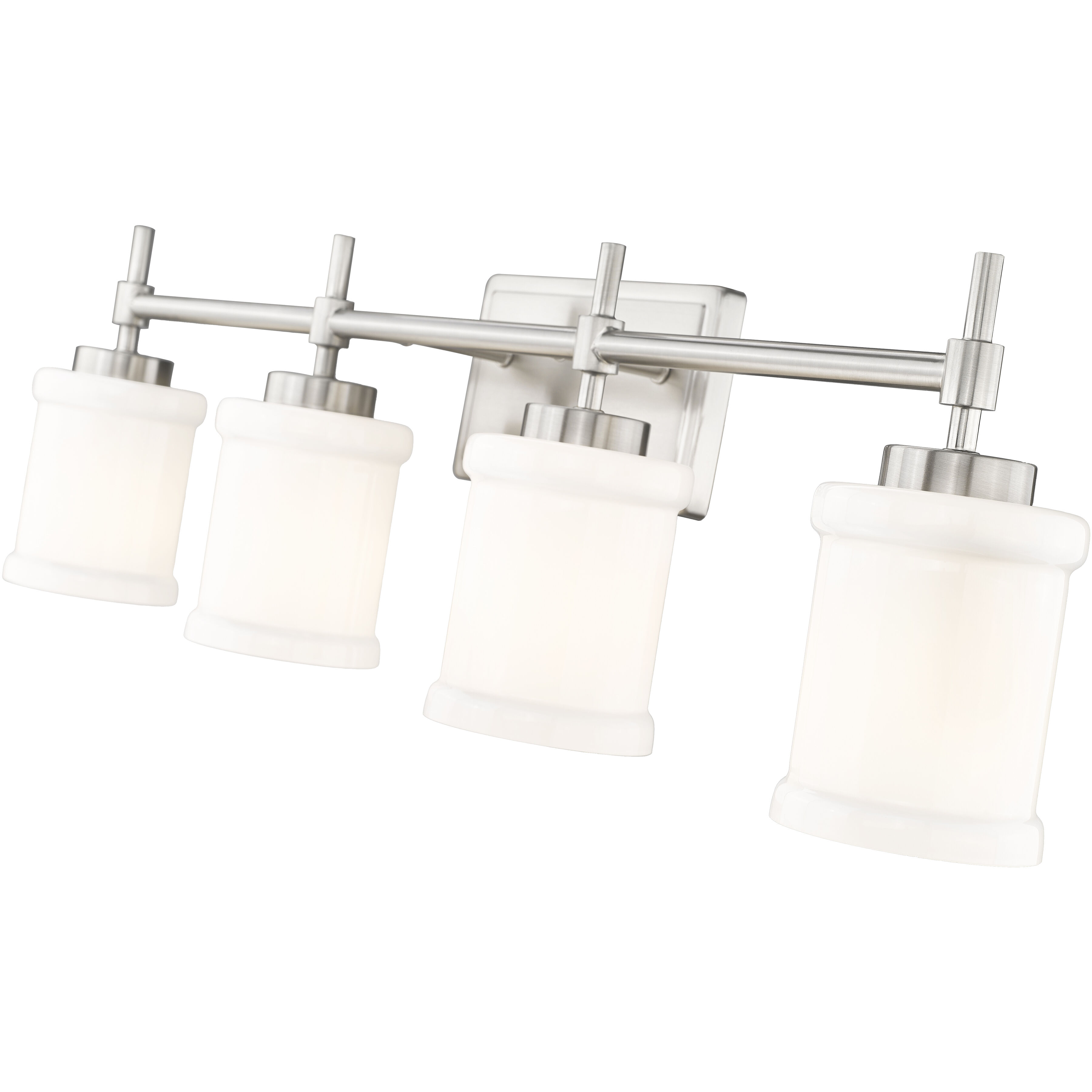 Cadoc 4 Light 31.5 inch Brushed Nickel Bath Vanity Light Wall Light