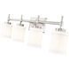 Cadoc 4 Light 31.5 inch Brushed Nickel Bath Vanity Light Wall Light