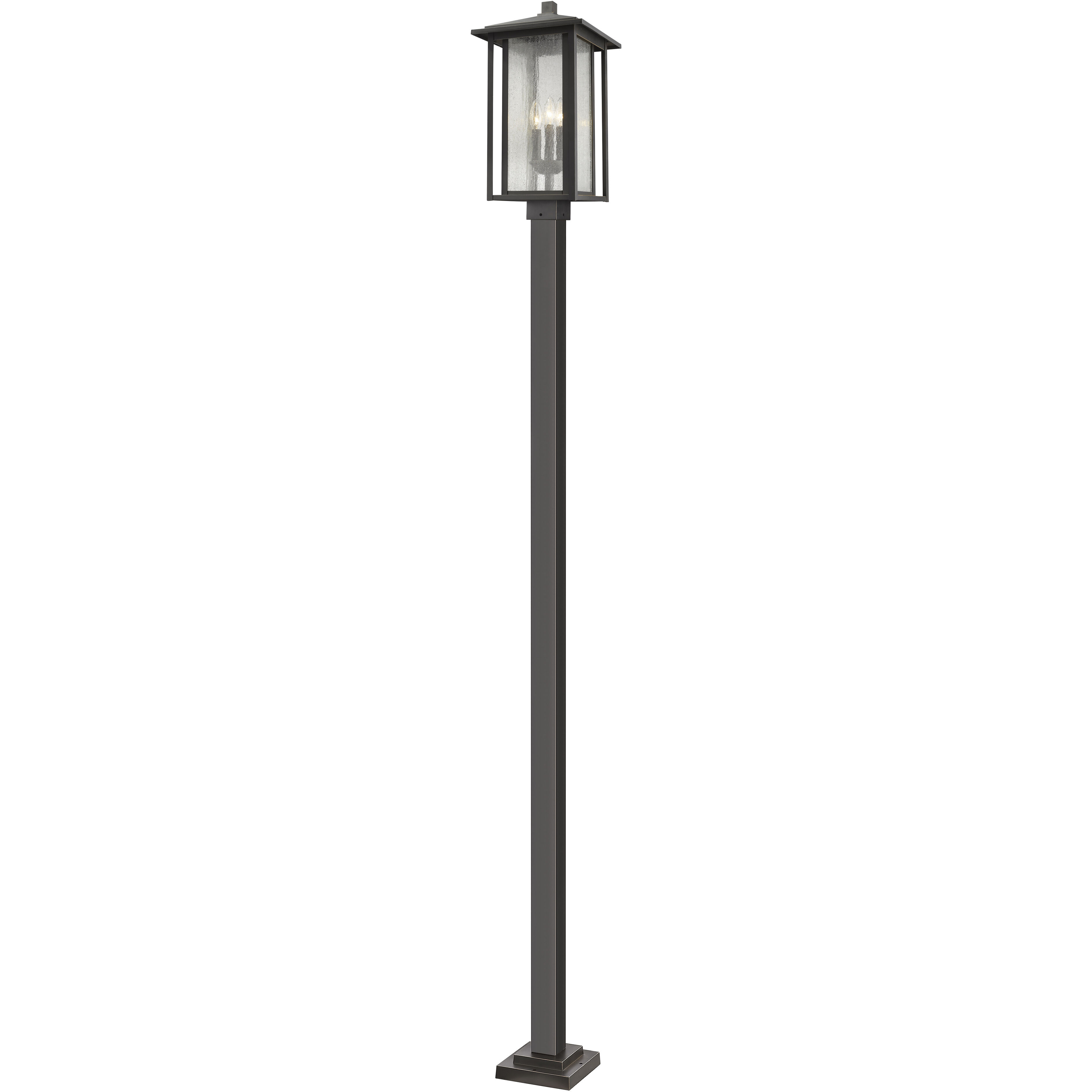 Aspen 3 Light 11.00 inch Post Light & Accessory