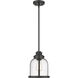 Burren 1 Light 8.75 inch Matte Black Pendant Ceiling Light