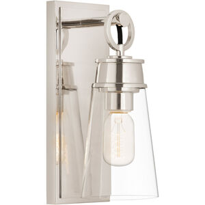 Wentworth 1 Light 5 inch Polished Nickel Wall Sconce Wall Light