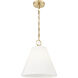 Alaric 1 Light 14 inch Modern Gold Pendant Ceiling Light