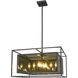 Infinity 12 Light 24 inch Misty Charcoal Chandelier Ceiling Light