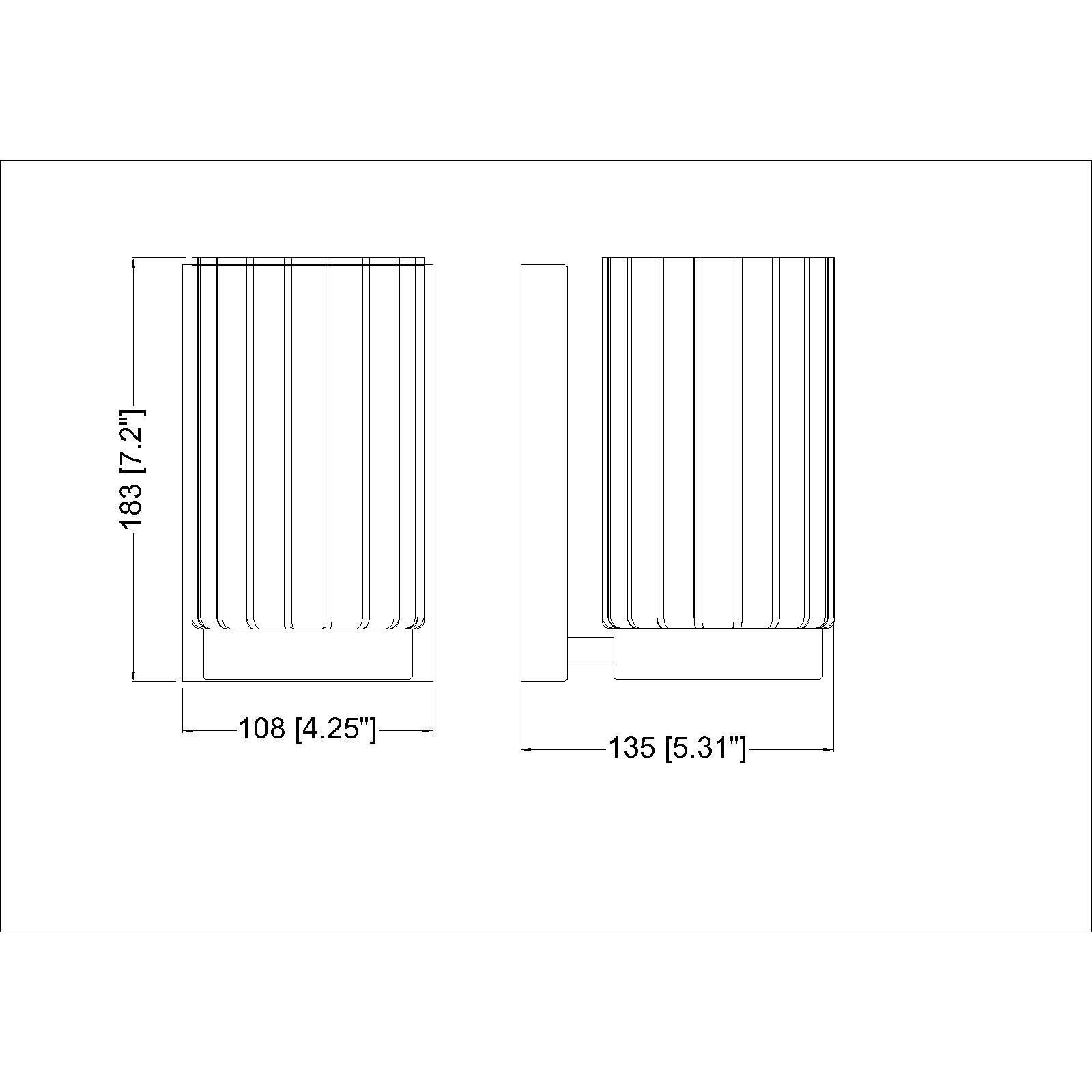 Burk 1 Light 4.25 inch Matte Black Wall Sconce Wall Light