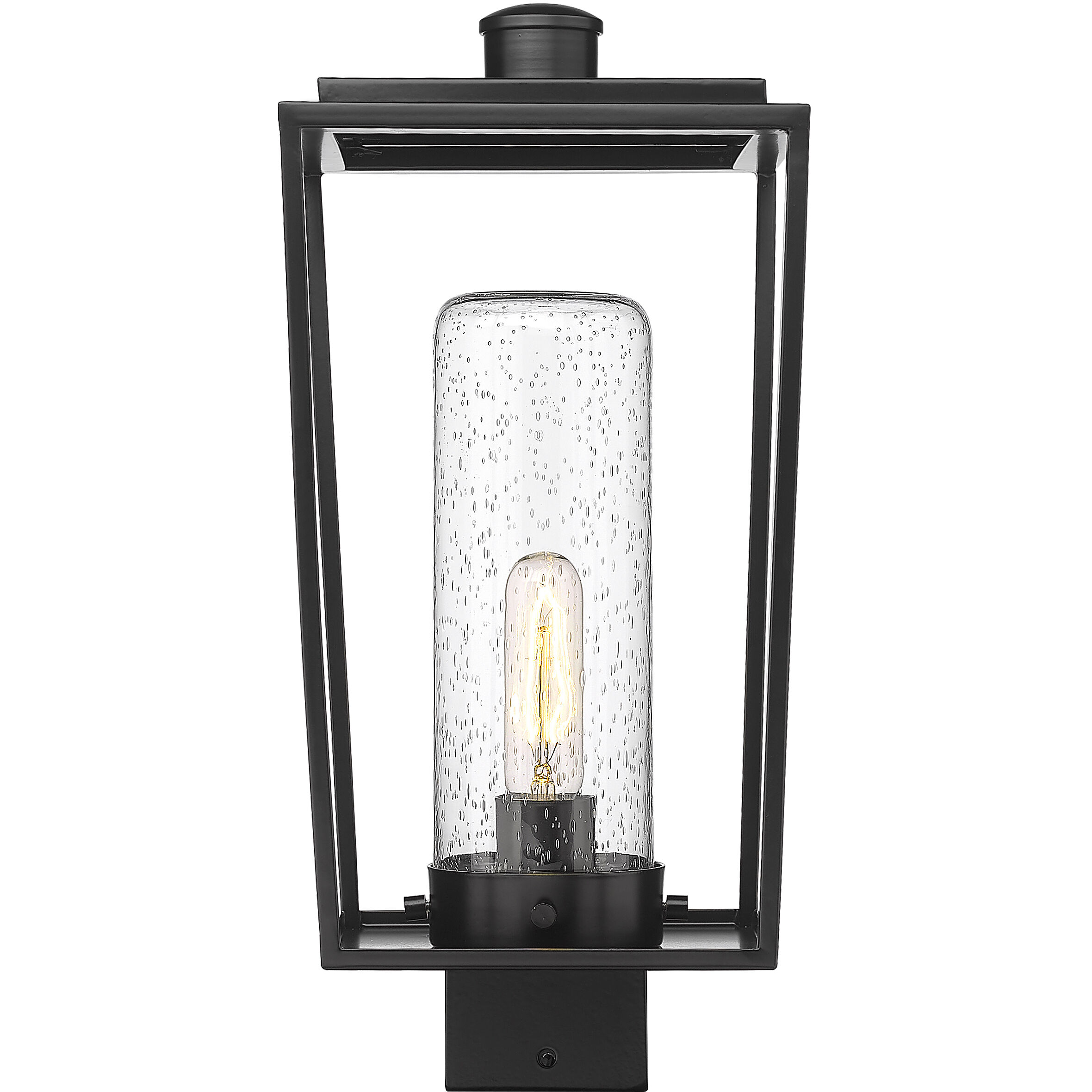 Sheridan 1 Light 17.25 inch Black Outdoor Post Mount Fixture