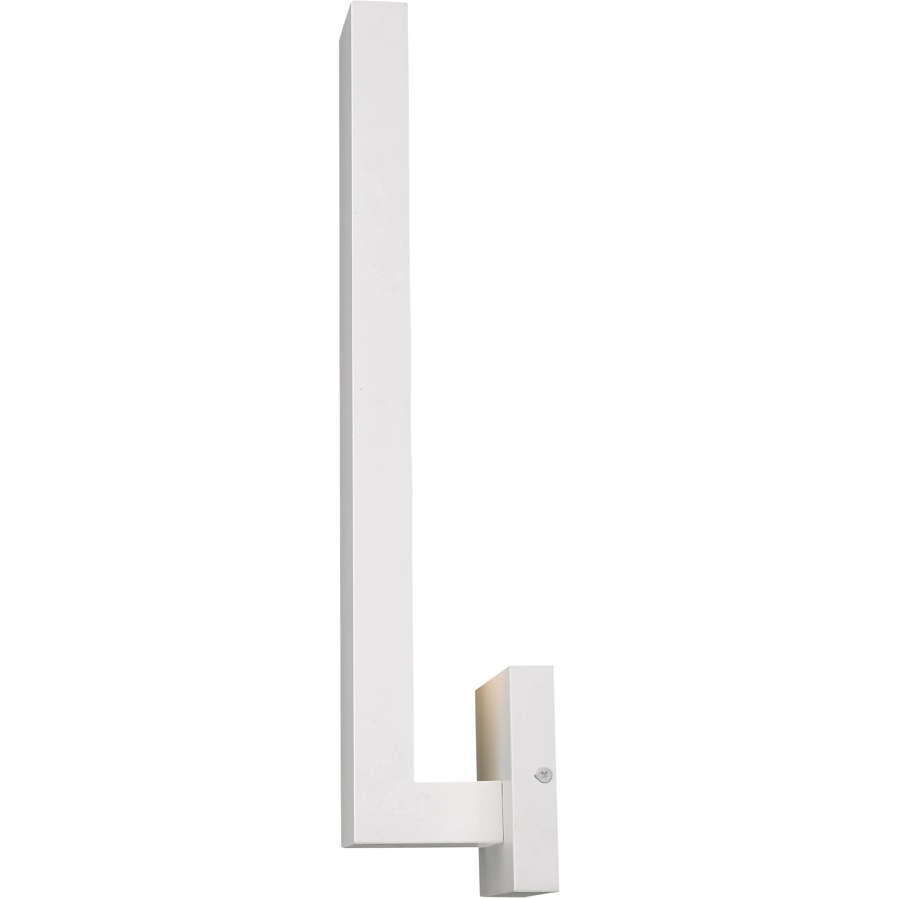 Edge LED 18.5 inch White Outdoor Wall Light