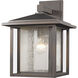 Aspen 1 Light 15.25 inch Oil Rubbed Bronze Outdoor Wall Light