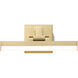 Liam LED 13 inch Modern Gold Vanity Wall Light