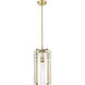 Alverton 1 Light 8 inch Rubbed Brass Pendant Ceiling Light in Rubbed Bronze