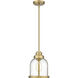 Burren 1 Light 8.75 inch Heritage Brass Pendant Ceiling Light