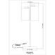 Lumina 23 inch 60 watt Modern Gold Table Lamp Portable Light