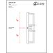 Eclipse LED 12 inch Black Outdoor Wall Light