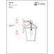 Bayland Outdoor Wall Light in Black
