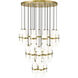 Cayden 27 Light 36 inch Modern Gold Chandelier Ceiling Light