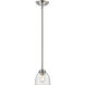 Ashton 1 Light 6 inch Brushed Nickel Pendant Ceiling Light in 2.86