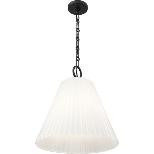 Alaric 3 Light 18 inch Matte Black Pendant Ceiling Light