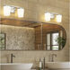 Nextra 2 Light 16 inch Brushed Nickel Bath Vanity Wall Light