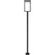 Luttrel LED 123 inch Black Outdoor Post Mounted Fixture